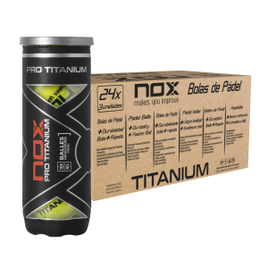 Carton 24 tubes de 3 balles PRO TITANIUM
